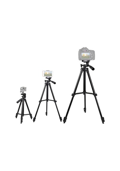 Thentech 360 Derece Dönen 3 Ayaklı Kaymaz Ayaklı Kamera Telefon Uyumlu Tripod