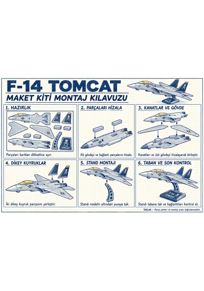 F14 Tomcat Model Kitcard