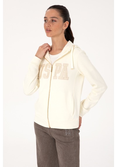U.s. Polo Assn. Kadın Sweatshirt 50307769-vr256 İnci