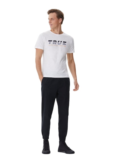 Lee Cooper Erkek Bisiklet Yaka T-shirt Beyaz