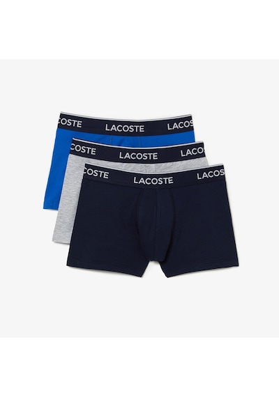 Lacoste 3 Lü Erkek Boxer 5H3389-Dwx Çok Renkli