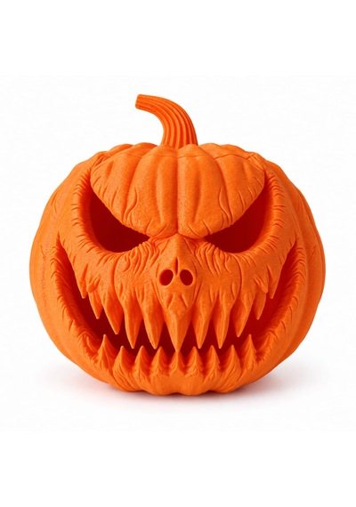 Balkabağı Feneri 16 Cm 3d Baskı Halloween Masa Dekoru Cadılar Bayramı 16cm