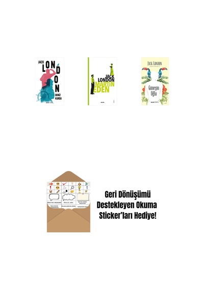 Deniz Kurdu + Martin Eden + Güneşin Oğlu + Okuma Sticker'ları