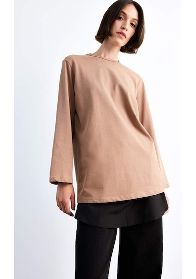 Defacto Relax Fit Yarı Elastik Bantlı Bel Poplin Tesettür Kapatıcı Parça F8527ax25smbk81 Siyah-bk81