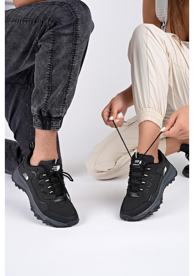 Muggo North Unisex Garantili Trekking Outdoor Ayakkabı Siyah-Siyah
