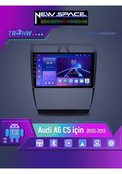 Audi A6 Android 8gb Ram 128gb Rom 8 Çekirdek Carplay Navigasyon Multimedya
