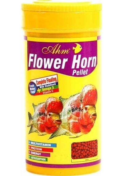 Ahm Flower Horn Pellet 250 ML Balık Yemi