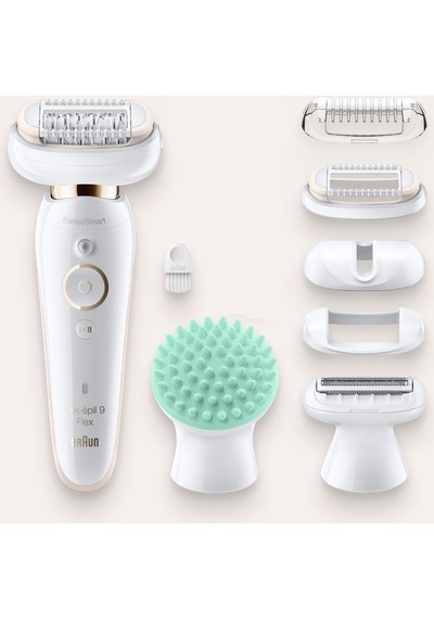 Braun Silk-Epil 9 Flex 9020 SensoSmart Islak Kuru 7 Ek Parçalı Epilatör