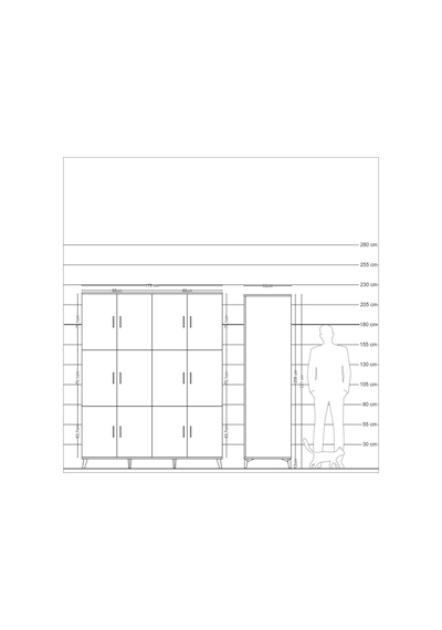 Kronos Gardrop 10 Raflı 12 Kapaklı 176x59x221 Çam-çam Çam Kronos Gardrop 10 Raflı 12 Kapaklı 176x59x221 Çam-çam Çam