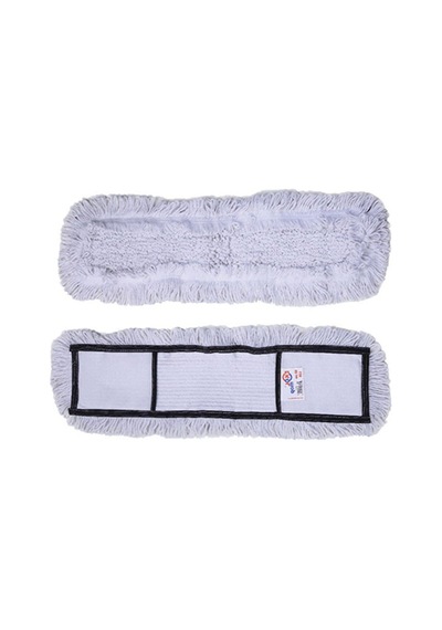 Ekol Nemli Palet Yedek Mop Paspas 80 CM - Nem Alıcı Mop - Pamuklu - Beyaz - 1 Adet