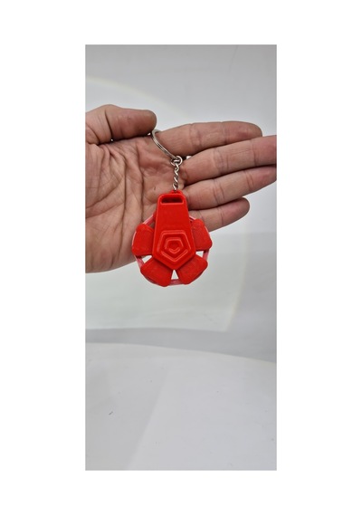 Yeni Nesil Sitrest Topu Anahtarlık Kırmızı Kırmızı