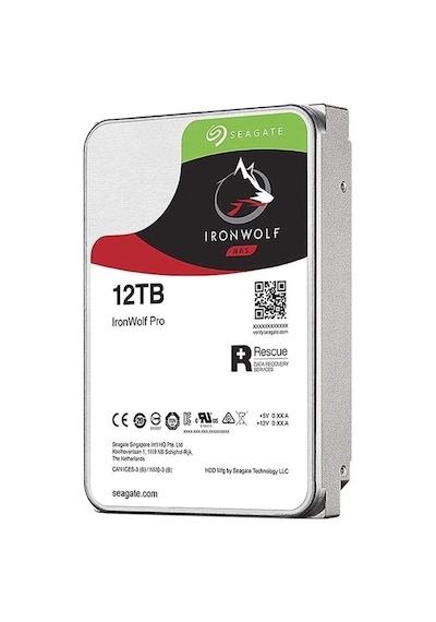 Seagate IronWolf Pro ST12000NE0008 3.5" 12 TB 7200 RPM SATA 3 HDD