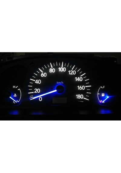 Fardoktoru T5 Led Oto Kilometre Kadran Ampulü Mavi 10 Adet