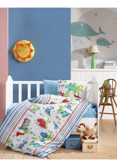 Cotton Box Ranforce Bebek Nevresim Takımı Dino STANDART