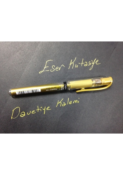 Uni-ball Um-153 Gold Signo Broad Davetiye Kalemi