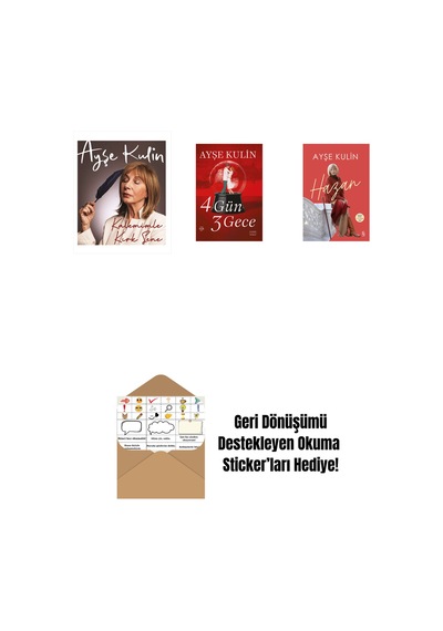 Kalemimle Kırk Sene Ciltli + 4 Gün 3 Gece + Hazan + Okuma Sticker'ları