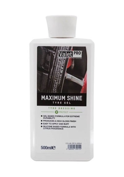 Valet Pro Maximum Shine Tyre Gel Lastik Parlatıcı Jel 500ml N11.1189
