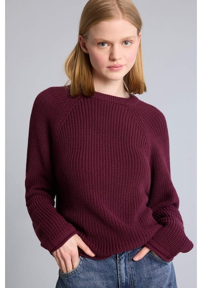 Defacto Regular Fıt Bisiklet Yaka Kazak L2567az26wnbr350 Bordo-br350