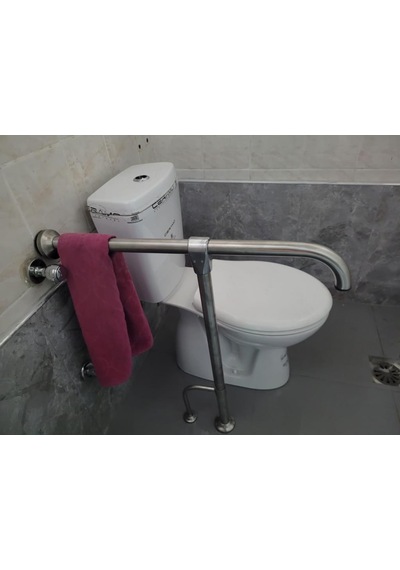 Yeni T Engelli Tutunma Barı Banyo Wc Paslanmaz Mat Satine Yüzeyli Paslanmaz Çelik
