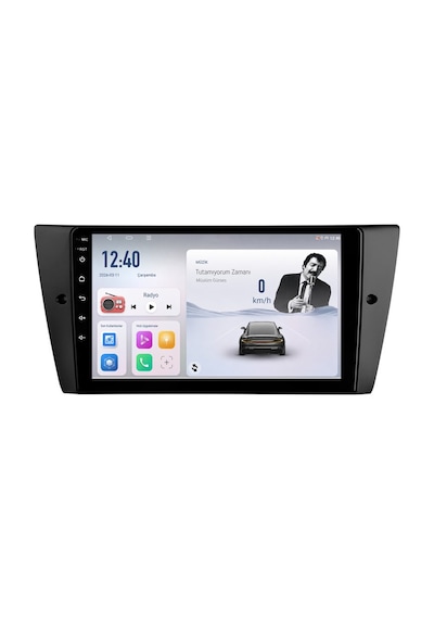 Bmw 3 Series E91 2005-2012 Android Multimedya Carplay Android Auto Navigasyon 8gb Ram 64gb 9"