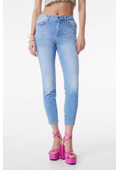 Lee Scarlett Skinny Fit Dar Kesim Yüksek Bel Açık Mavi Esnek Jean Kot Pantolon L626014404