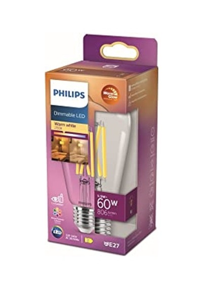 60w St64 E27 Kısılabilir Filament Ampul Wgd90 Diğer