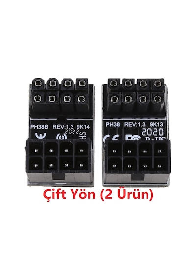 Ekran Kartı 8 Pin Atx Güç 90 180 Dirsek Çevirici 4975P Adaptör L