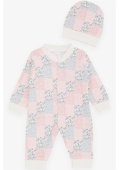 Breeze Kız Bebek Tulum Renkli Yama Desenli 0 3 Ay 6 Ay, Karışık Renk Karışık Renk Çok Renkli