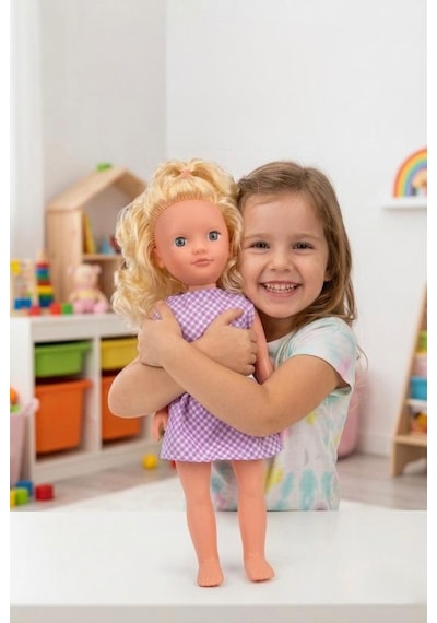 Alya Türkçe Konuşan Etkileşimli Eğitici Oyuncak Bebek 40 Cm Kafası Ve Kolları Et Bebek 77299829