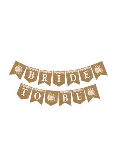 Bride To Be Banner Kraft