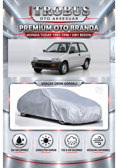 Honda Today 1985-1996 Uyumlu Premium Araba Brandası Oto Branda Hb1 Beden