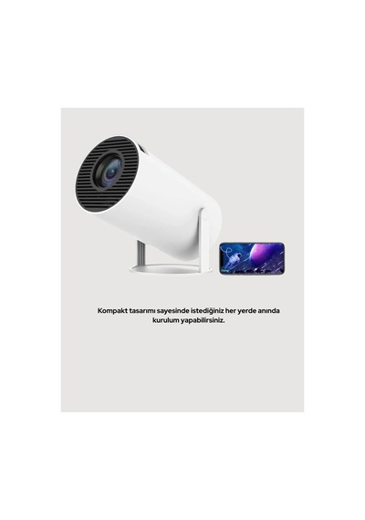 Ultra Pro Full Hd Ve 4k Destekli 130 İnç Projeksiyon Cihazı Çok Renkli