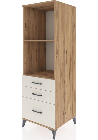 Kronos Dolap 2 Raflı 3 Çekmeceli 60x59x182 Çam-aytaşı Atlas Çam