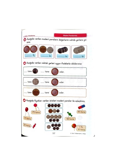2.sınıf Matematik 2.dönem - Etkinlikli Çalışma Ve Soru Bankası Kitabı