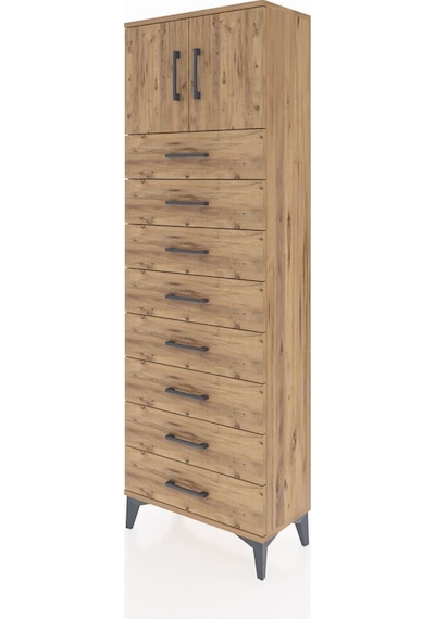 Arges Dolap 2 Raflı 8 Çekmeceli 2 Kapaklı 60x30x182 Çam-çam Çam Arges Dolap 2 Raflı 8 Çekmeceli 2 Kapaklı 60x30x182 Çam-çam Çam