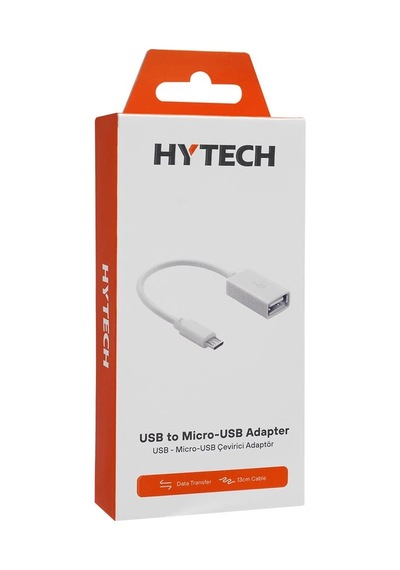 Hytech Hy-x110 Beyaz Usb F To Microusb M Otg Çevirici Kdo