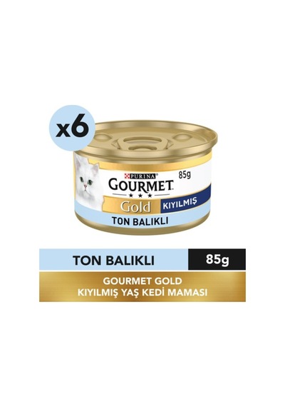 Kıyılmış Ton Balıklı Yaş Kedi Maması 85 Gr X 6 Adet Besleyici İçerik İle Ton Balığı