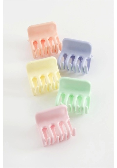 Düz Mandal Toka 4 Cm Çok Renkli