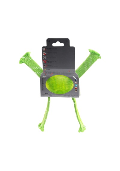 Rogz Flossy Grinz Sesli Köpek Oyuncak 23 Cm Yeşil Renkli