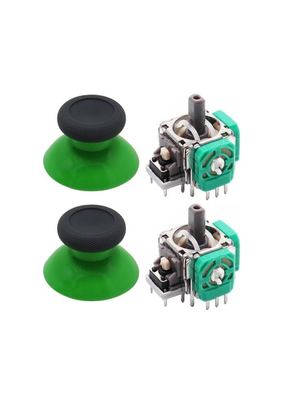 Xbox One Analog Motor Topuz Seti 2+2 One - One S/x - Series S/x Uyumlu Siyah Yeşil