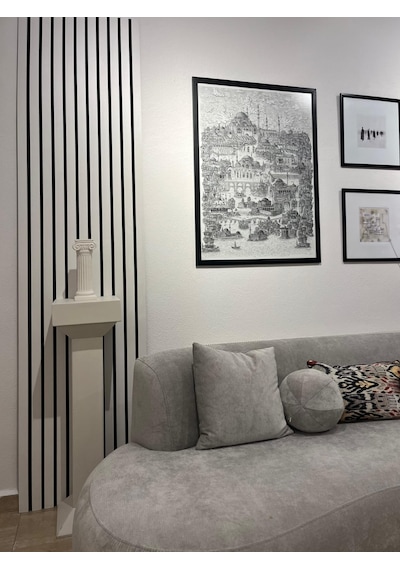 Özbir Mobilya Özbir Mobilya Beyaz Akustik Duvar Paneli 100x240 Ah
