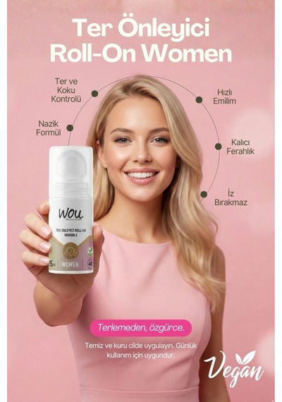 Wou Ter Önleyici Leke Karşıtı Roll-on 75 Ml Women