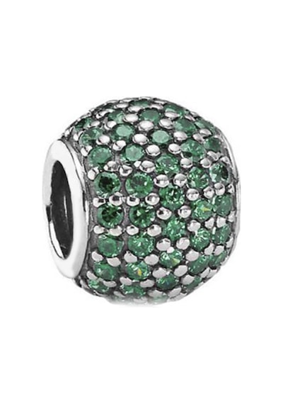 Nur Silver Yeşil Taşlı Gümüş Charm Nur-bl02014
