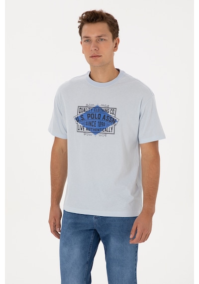 U.S. Polo Assn. U.s. Polo Assn. Erkek Açık Mavi Tişört 50324811-vr003 Acık Mavı