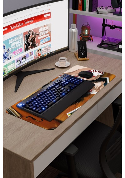 Slam Dunk Anime V2 - 70x30 Xl Gaming Kauçuk Kaymaz Taban Mouse Pad Fare Altlığı