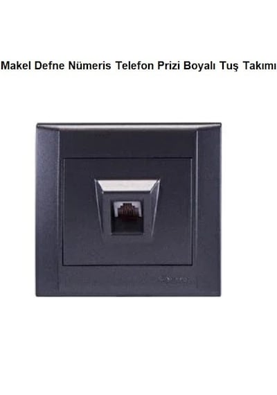 Makel Defne Nümeris Telefon Prizi Boyalı Tuş Takımı 5 Adet