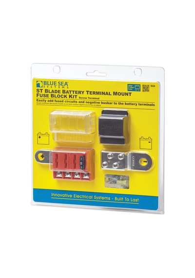 Blue Sea Systems St Blade Terminaline Montajlı Akü Sigorta Bloğu Kiti 5024