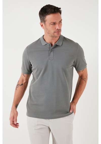 Buratti Regular Fit Pamuklu Düğmeli Erkek Polo Yaka T Shirt 5902326 Açık Haki