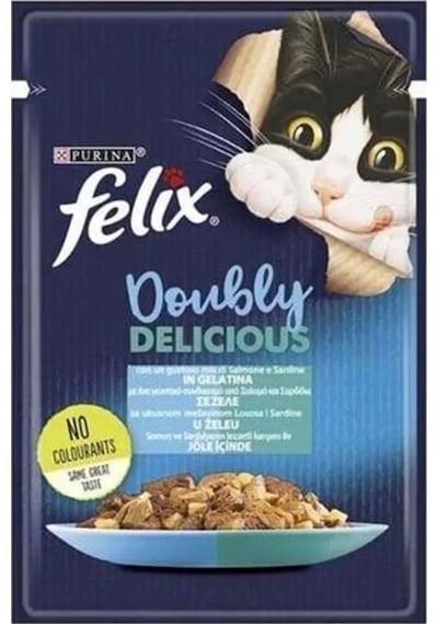Purina Felix Somon Balıklı Konserve Yetişkin Kedi Maması 85 G