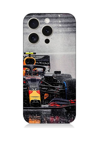Apple Uyumlu iPhone 15 Pro Max Silikon Kılıf Verstappen F1 Aracı
